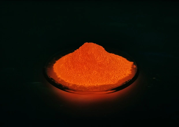 orange glow powder