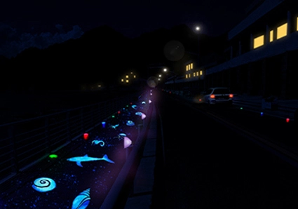 In 2022, Solar-Powered Photoluminescent Lamps and Glow-in-the-dark Gravel