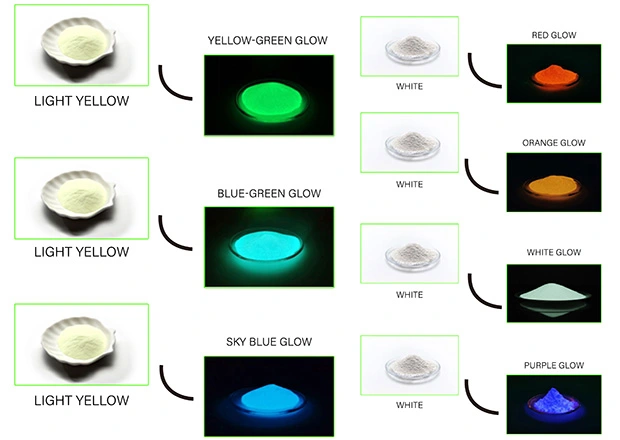 jtb-7e blue-green glow powder